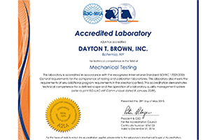 TEST LAB ISO IEC 17025 A2LA