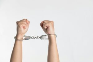 steel handcuff